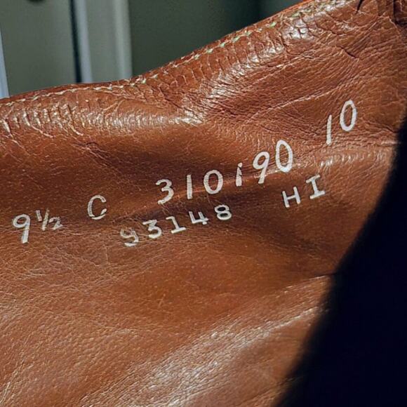 Vintage Florsheim Imperial Monk Strap Shoes 9.5C Brown Leather Made USA 31090 main image 8